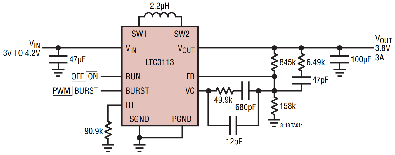 LTC3113EDHD PBF
